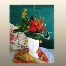 Art floral Grisy 2018 : " Chapeaux et éventails "