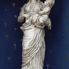 Statue "La vierge et l'enfant" restaurée : bénédiction le 05/11/17