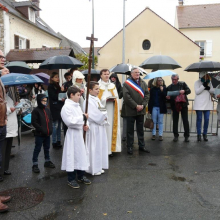 Statue "La vierge et l'enfant" restaurée : bénédiction le 05/11/17