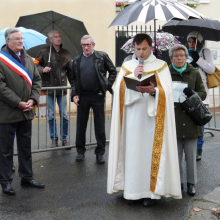 Statue "La vierge et l'enfant" restaurée : bénédiction le 05/11/17