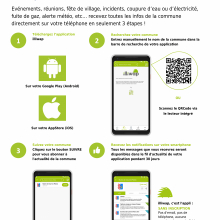 Instructions pour le téléchargement de l'application ILLIWAP sur votre téléphone mobile.