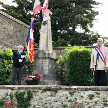 Grisy-les-Plâtres 08 mai 2020 : commémoration de la victoire sur la barbarie nazie.