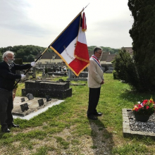 Grisy-les-Plâtres 08 mai 2020 : commémoration de la victoire sur la barbarie nazie.