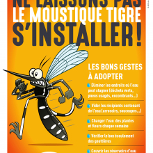 Ne laissons pas le moustique tigre s'installer.