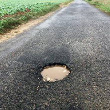 Demande d'entretien à " Vexin centre" de la voie intercommunale entre Cormeilles-en-Vexin et Grisy-les-Plâtres.