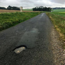 Demande d'entretien à " Vexin centre" de la voie intercommunale entre Cormeilles-en-Vexin et Grisy-les-Plâtres.