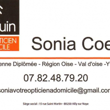 Sonia COELHO : une opticienne grisylienne à votre service à domicile.