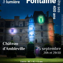 Samedi 25 septembre : son et lumière au château d'Ambleville.