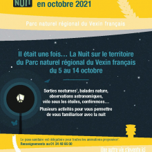 Du mardi 05 au jeudi 14 octobre 2021 : le jour de la nuit en Vexin.