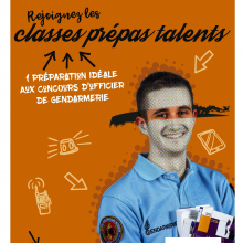 Campagne d'inscription aux sélections des élèves  la classe préparatoire intégrée de la gendarmerie nationale.
