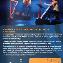 Concert à Vigny avec le conservatoire du Vexin.