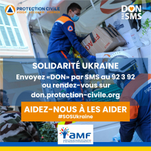 Appel à la solidarité pour soutenir la population ukrainienne.