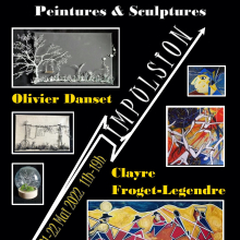 Samedi 21et dimanche 22 mai : Exposition de peintures et sculptures en salle André FRANCOIS à Grisy-les-Plâtres.