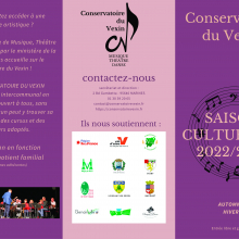 Livret programme 2022-2023 du Conservatoire du Vexin.