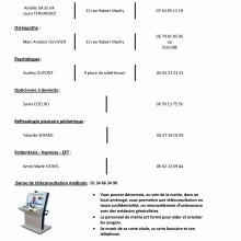 Soins infirmiers, diagnostic et ordonnance médicale de proximité, à Grisy-les-Plâtres.