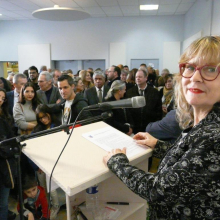 Les voeux du maire et de l'équipe municipale le 08/01/ 23: message de Mme la Maire et reportage photographique.