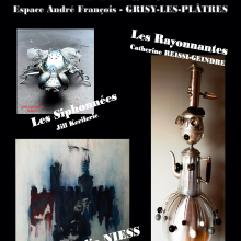 Samedi 18 et dimanche 19 mars : exposition d'Art dans la salle André François du Parc des Maurois de Grisy-les-Plâtres.