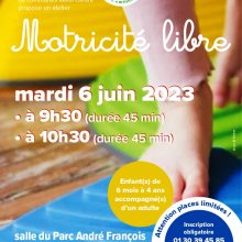 Mardi 06 juin : atelier motricité petite enfance à Grisy-les-Plâtres.
