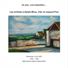 Dimanche 04 juin : expostion de peinture à Epiais -Rhus.