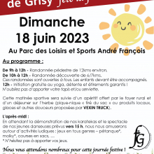 Dimanche 18 juin : fête de fin d'année du foyer rural de Grisy-les-Plâtres.