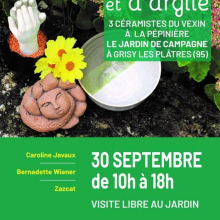 C'est l'automne, samedi 30 septembre le coup d'envoi est lancé pour les nouvelles plantations dans le jardin de canpagne de Grisy-les-Plâtres.