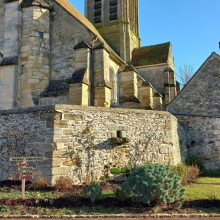 décorations devant église