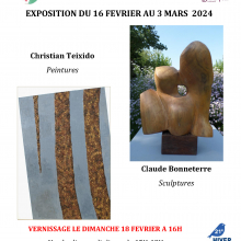 Exposition de nouvelles oeuvres de peinture du grisylien C Teixido.