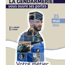 Vendredi 25 mai : la gendarmerie nationale vous ouvre ses portes.