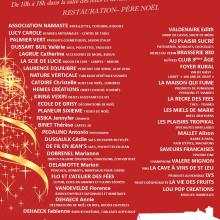 Marché de Noël à Grisy-les-Plâtres / liste des exposants.