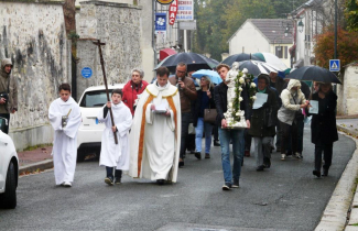 Statue "La vierge et l'enfant" restaurée : bénédiction le 05/11/17