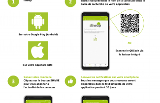 Instructions pour le téléchargement de l'application ILLIWAP sur votre téléphone mobile.