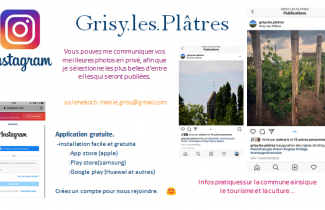 Un nouveau média numérique d'informations visuelles à Grisy.Contact  : solenekoch.mairie.grisy@gmail.com.