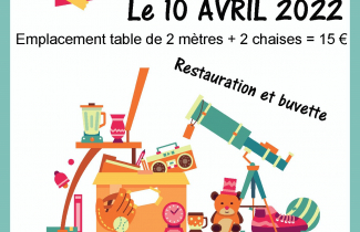 Dimanche 10 avril : vide grenier du foyer rural de Cormeiles -en - Vexin.