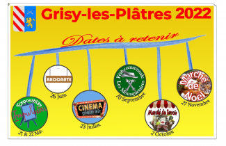 Les animations festives en 2022  à Grisy-les-Plâtres.