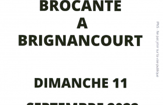 Dimanche 11 septembre : brocante à Brignancourt
