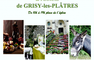 Dimanche 02 octobre 2022 : marché du terroir, de l'artisanat et de l'art floral à Grisy-les-Plâtres