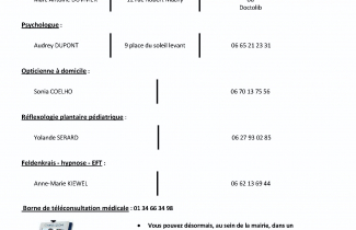 Les soignants à Grisy et la borne de téléconsultation médicale