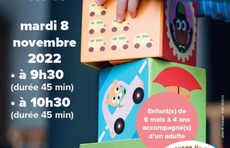 Mardi 08 novembre : atelier de motricité libre pour les jeunes enfants à Grisy- les-Plâtres.