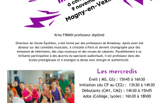 Le conservatoire du Vexin ouvre des classes de danse " modern jazz ".