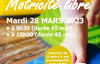 Mardi 28 mars :Petite enfance : motricité libre à Grisy-les-Plâtres.