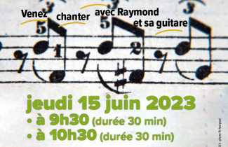 Jeudi 15 juin : éJeudi 15 juin : éveil musical proposé pour les tous petits enfants.
