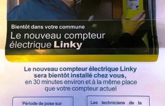 Pose du nouveau compteur électrique LINCKY chez les Grisyliens