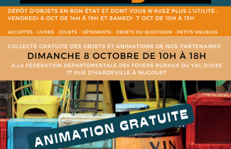 Espace de gratuité éphémère " La Glanerie des Foyers". les 06, 07,08 octobre