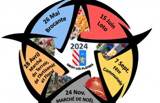 Calendrier des manifestations grisyliennes 2024.