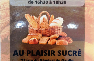 Au plaisir sucré : inauguration de la nouvelle boulangreie -pâtisserie de Grisy-les-Plâtres.