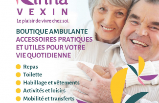 Mardi 04 juin sur la place du Soleil levant la Sté KINNA VEXIN : le plaisir de vivre chez soi tous les jours.