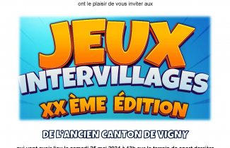 Samedi 25 mai : jeux intervillages. à la Villeneuve St Martin.