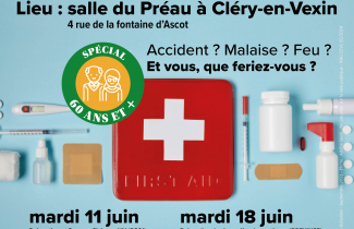 Mardis 11 et 18 juin : formations gratuites aux premiers secours et sécurité incendies