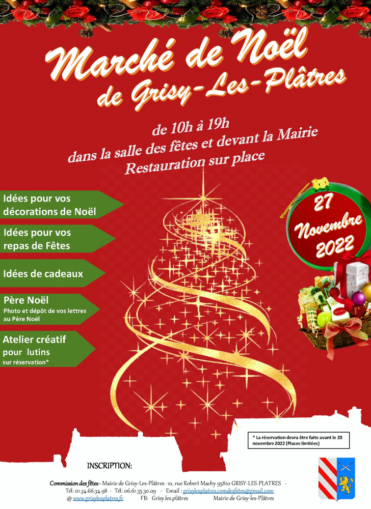 Marché de Noël à Grisy-les-Plâtres. | Grisy-les-Platres