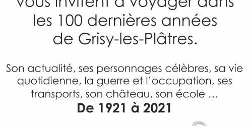 Les journées du patrimoine 2021 à Grisy-les-Plâtres.